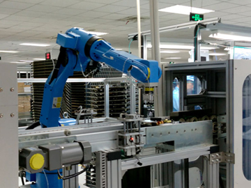 关节机器人检测自动线